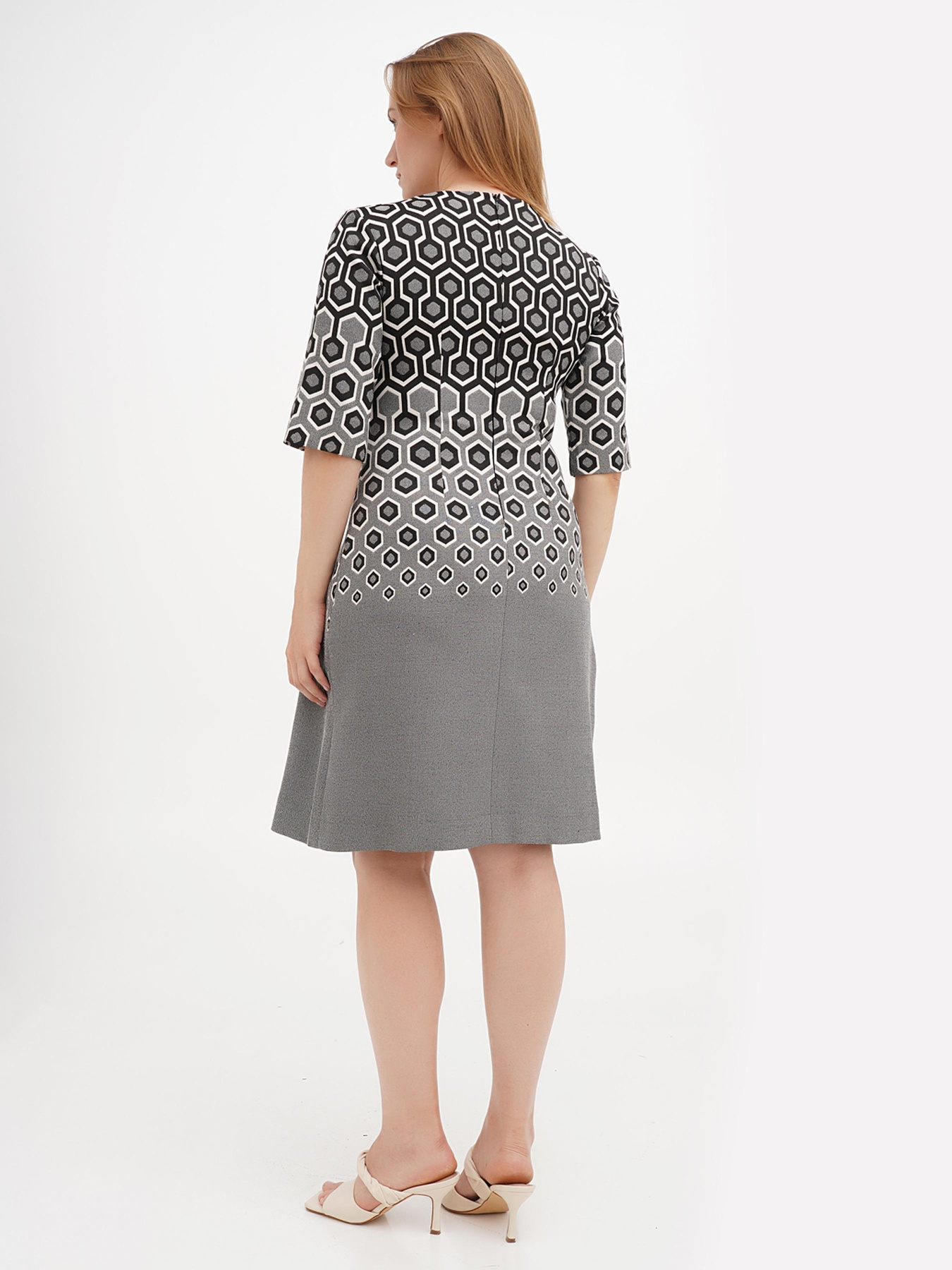 Сукня міді Sassofono модель A271-SF-1424 Фото