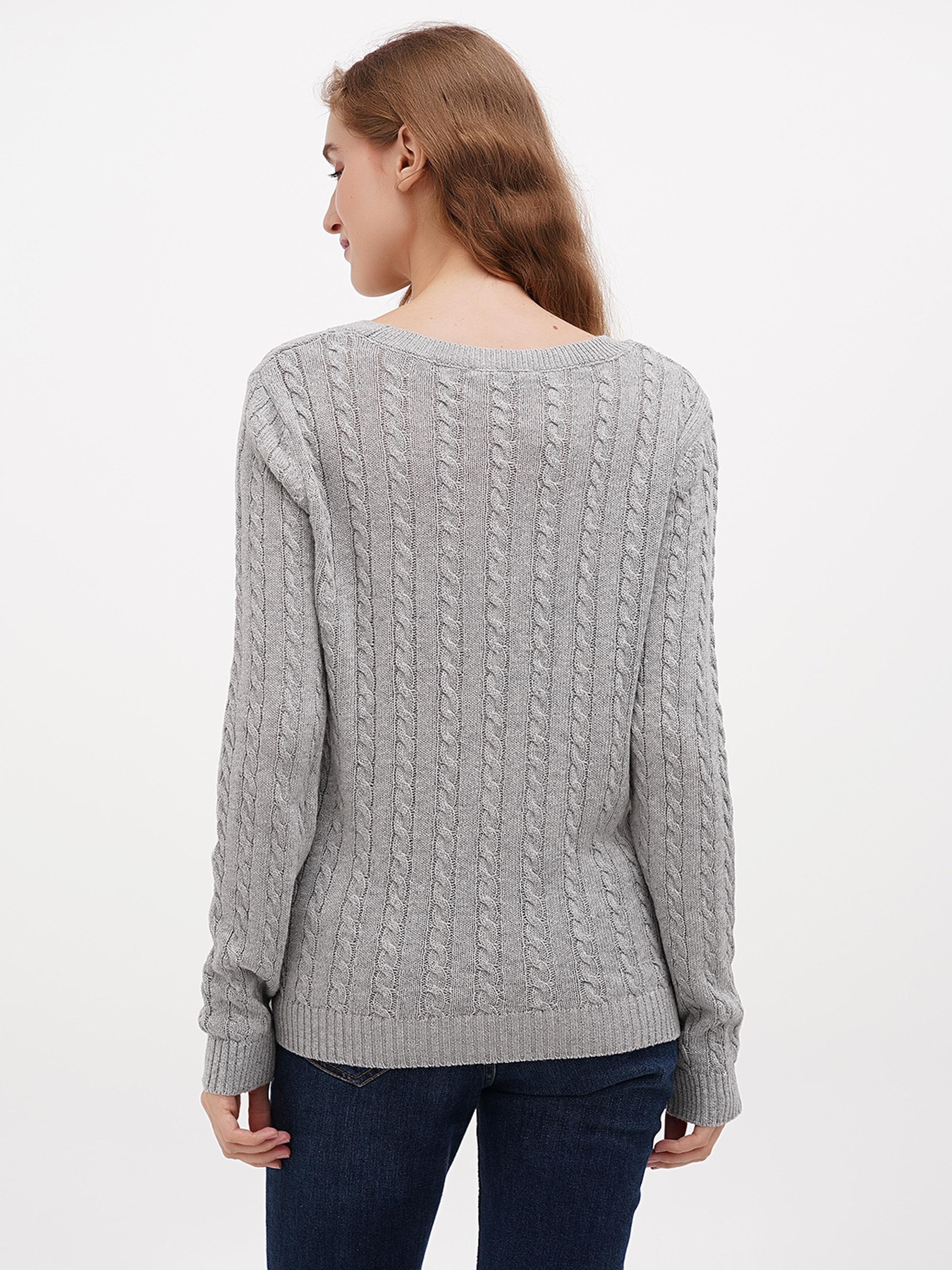 Джемпер Sassofono модель A271-SF-1443_серый Фото