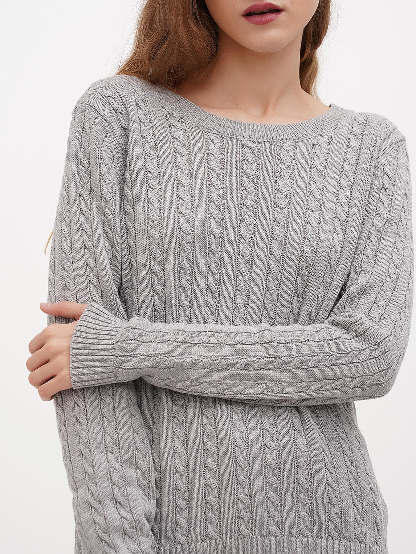 Джемпер Sassofono модель A271-SF-1443_серый Фото