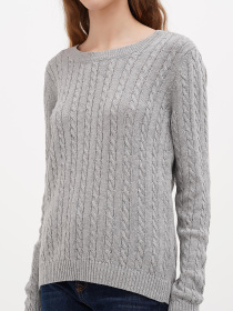 Джемпер Sassofono модель A271-SF-1443_серый Фото