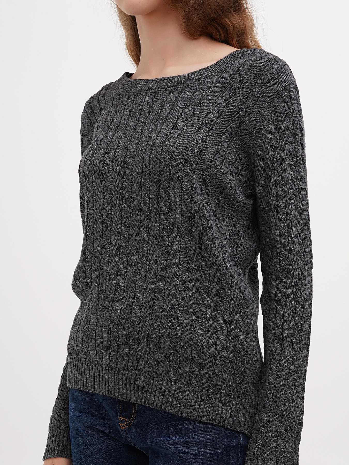 Джемпер Sassofono модель A271-SF-1443_тёмно_серый Фото