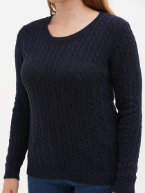 Джемпер Sassofono модель A271-SF-1443_тёмно_синий Фото