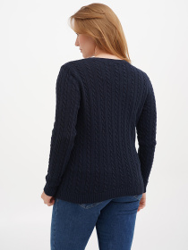 Джемпер Sassofono модель A271-SF-1443_тёмно_синий Фото