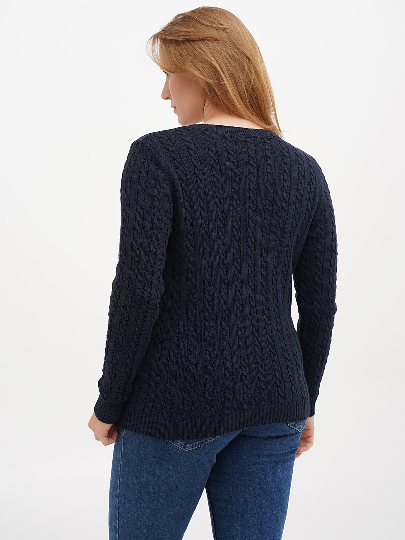 Джемпер Sassofono модель A271-SF-1443_тёмно_синий Фото