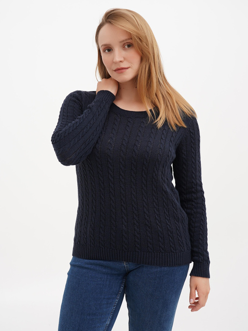 Джемпер Sassofono модель A271-SF-1443_тёмно_синий Фото