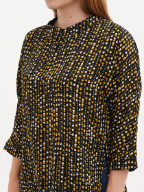 Блуза Sassofono модель A271-SF-1450_черно_желтый Фото