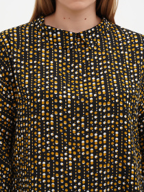 Блуза Sassofono модель A271-SF-1450_черно_желтый Фото