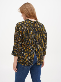 Блуза Sassofono модель A271-SF-1450_черно_желтый Фото