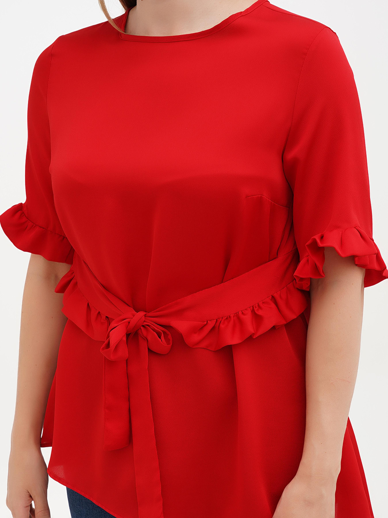 Блуза Sassofono модель A271-SC-1463_красный Фото