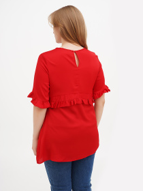 Блуза Sassofono модель A271-SC-1463_красный Фото
