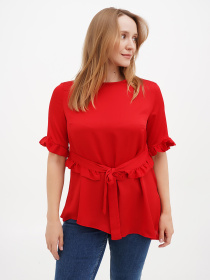 Блуза Sassofono модель A271-SC-1463_красный Фото
