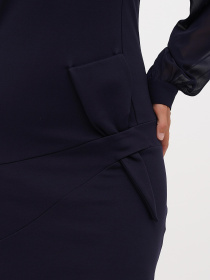 Платье мини Sassofono модель A271-SC-1465_Темно-синий Фото