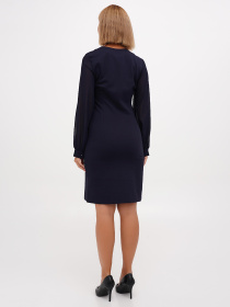 Платье мини Sassofono модель A271-SC-1465_Темно-синий Фото