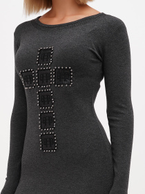 Туніка Sassofono модель A271-SC-1468_серый Фото