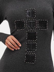 Туніка Sassofono модель A271-SC-1468_серый Фото