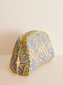 Средняя косметичка из рафии с принтом в виде зебры Women'secret модель 4848789-38 Фото