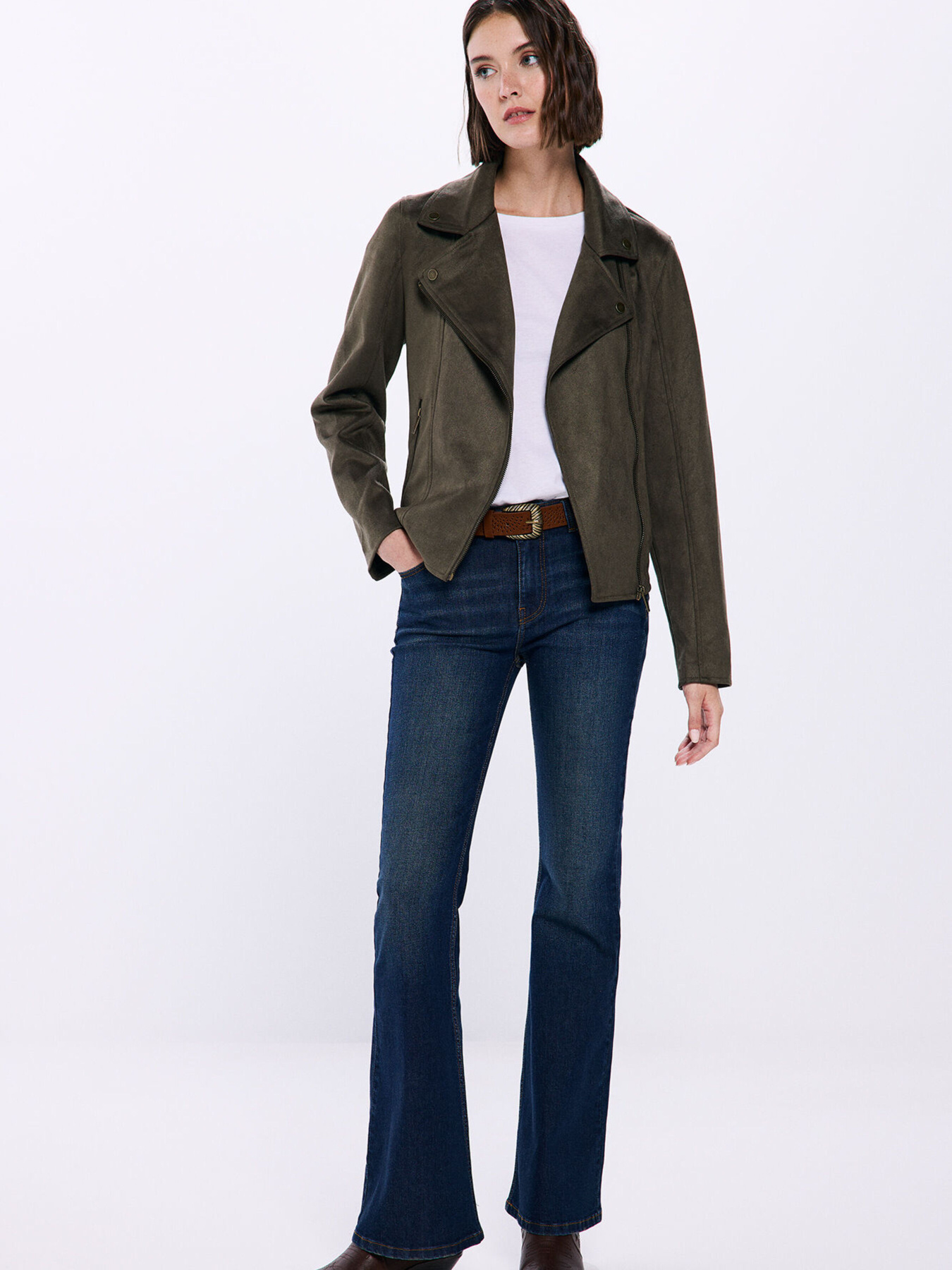 Куртка кожаная SPRINGFIELD модель 8278856-95 Фото