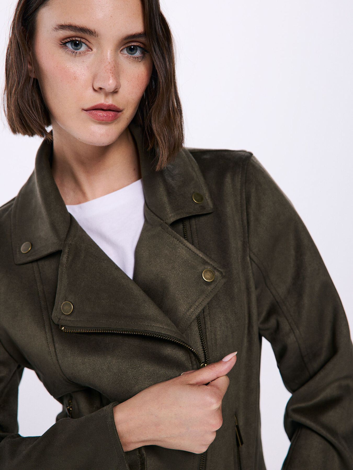 Куртка кожаная SPRINGFIELD модель 8278856-95 Фото