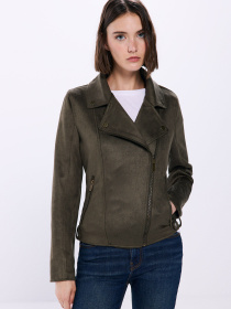 Куртка кожаная SPRINGFIELD модель 8278856-95 Фото