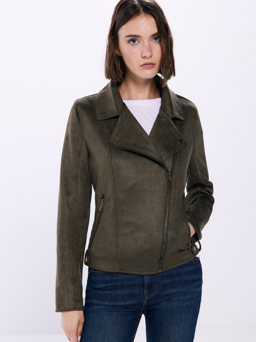 Шкіряна куртка SPRINGFIELD Модель 8278856-95 Фото