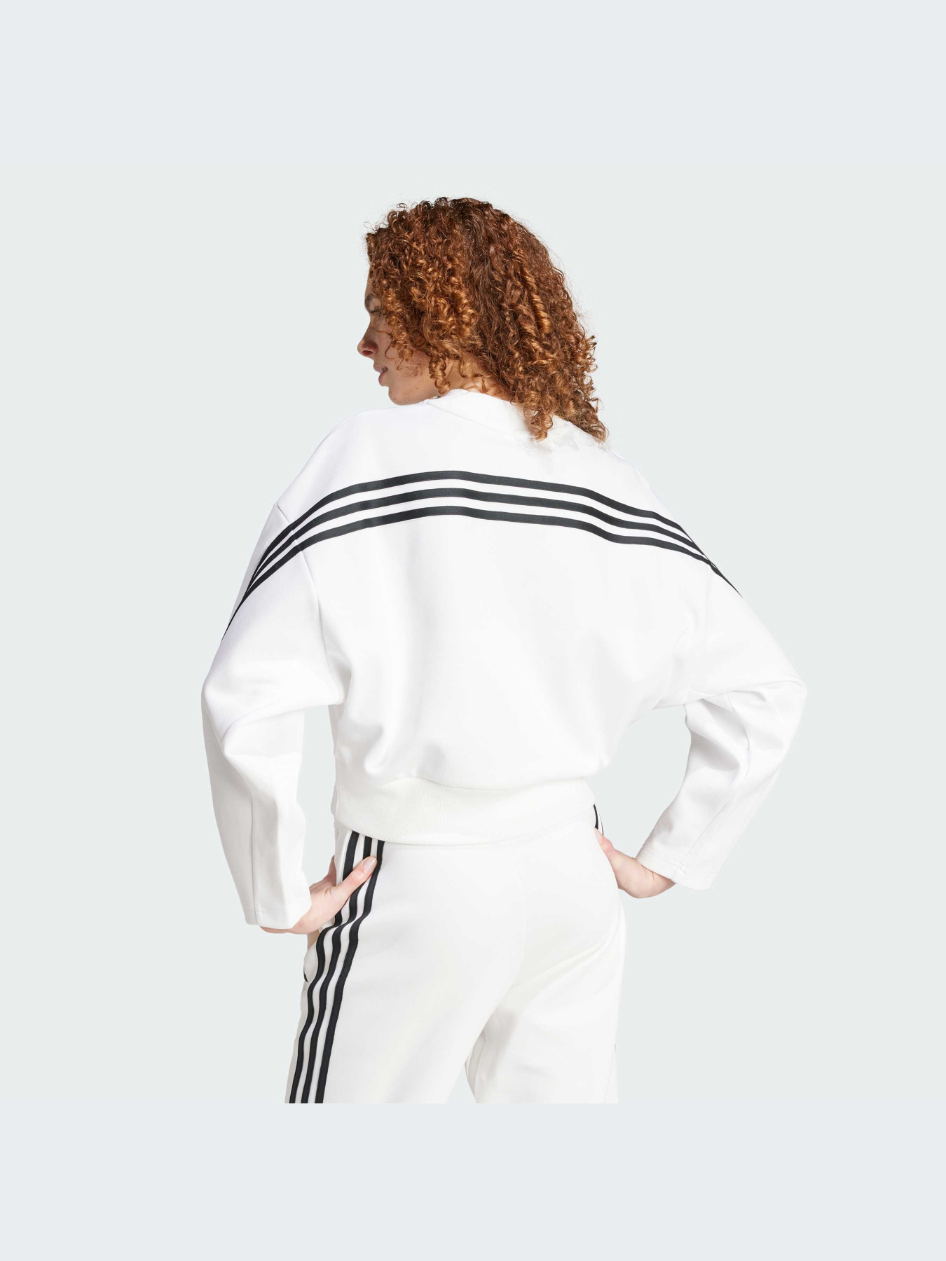 Свитшот Adidas 3 Stripes модель IZ0005 Фото