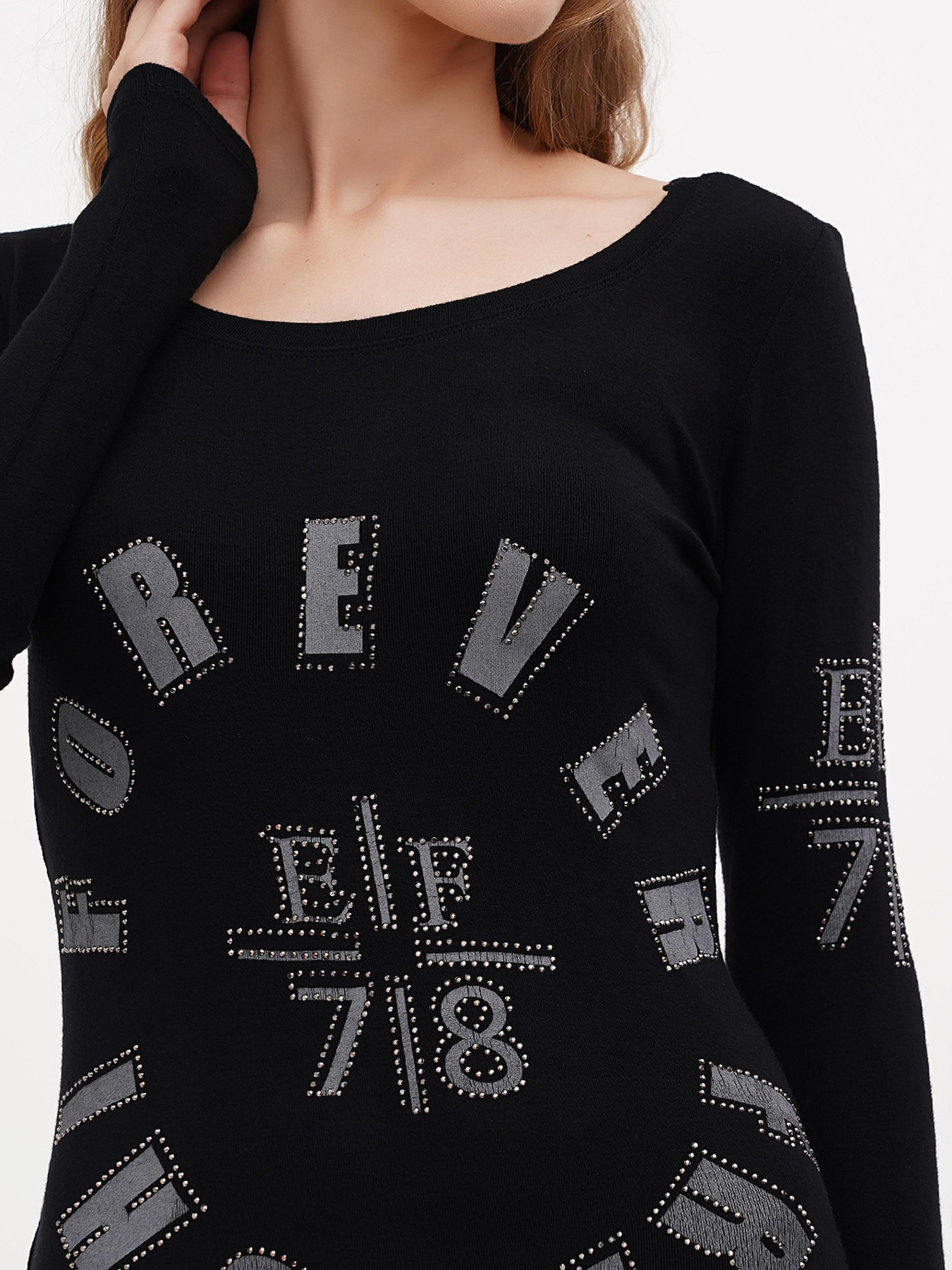 Туніка Sassofono модель A271-SC-1474_черный Фото