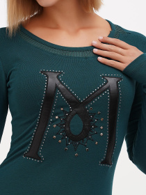 Туніка Sassofono модель A271-SC-1476_зеленый Фото