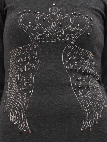 Туника Sassofono модель A271-SC-1482_серый Фото