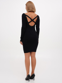 Туника Sassofono модель A271-SC-1486_черный Фото