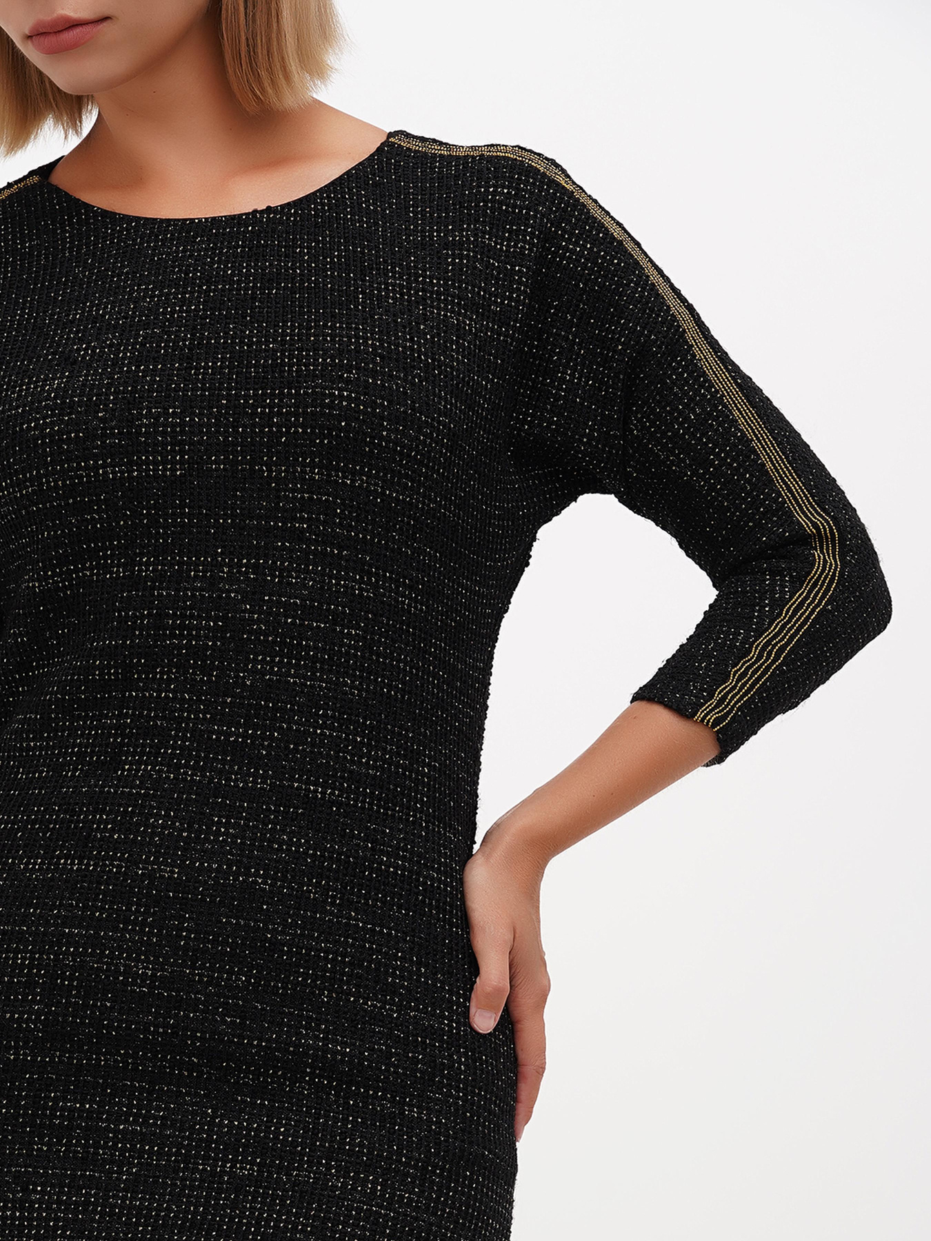 Платье мини Sassofono модель A271-SC-1495_черный Фото