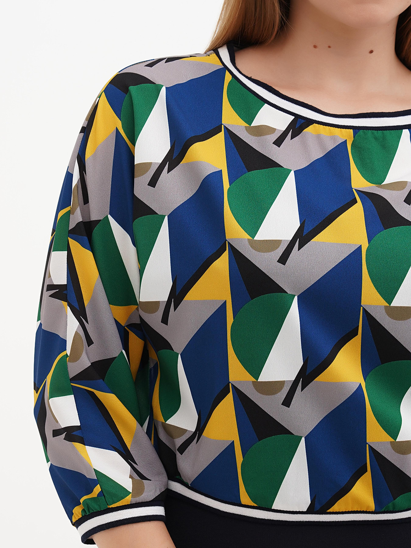 Платье мини Sassofono модель A271-SC-1508_синий Фото