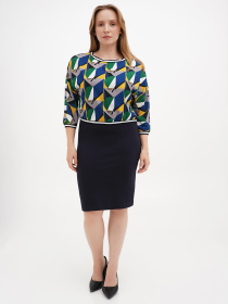 Сукня міні Sassofono модель A271-SC-1508_синий Фото