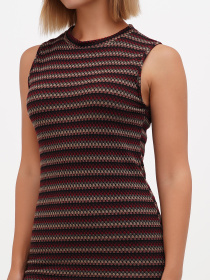 Сукня міні Sassofono модель A271-SC-1515_бордовый Фото