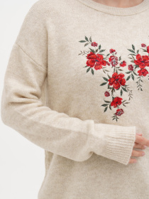 Свитер Sassofono модель A271-SC-1531_молочный Фото