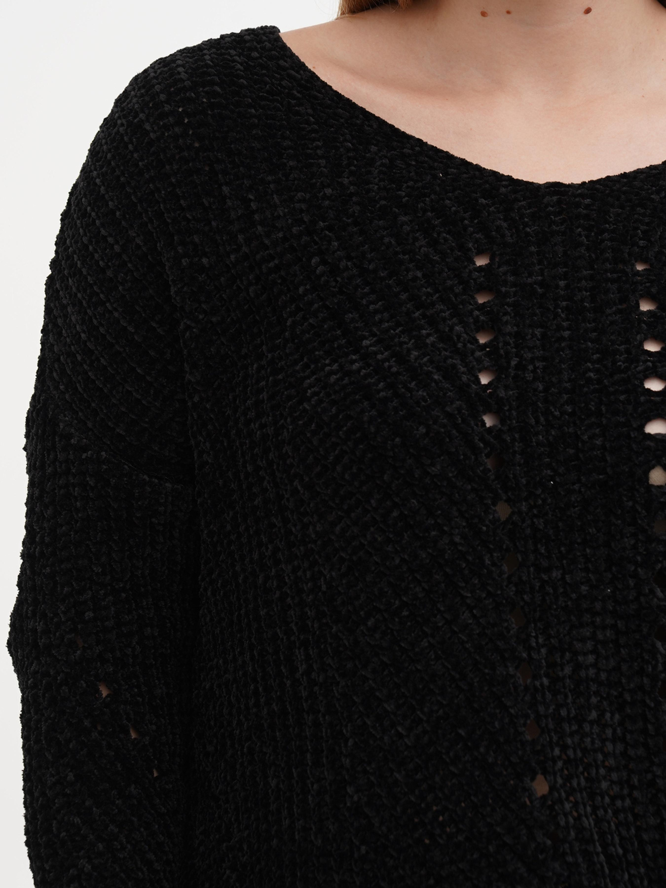 Джемпер Sassofono модель A271-SC-1532_черный Фото