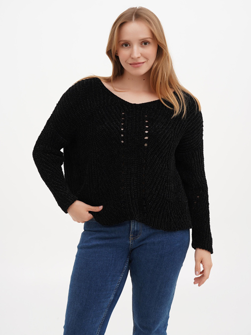 Джемпер Sassofono модель A271-SC-1532_черный Фото