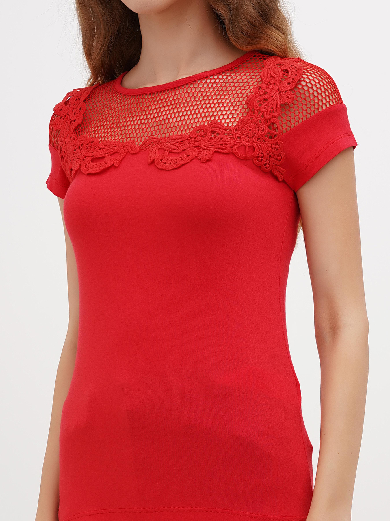 Футболка Sassofono модель A271-SC-1535_красный Фото