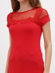 Футболка Sassofono модель A271-SC-1535_красный Фото