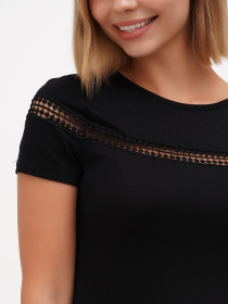 Футболка Sassofono модель A271-SC-1541_черный Фото