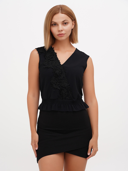 Майка Sassofono модель A271-SC-1545_черный Фото