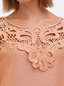 Блуза Sassofono модель A271-SC-1546_пудра Фото