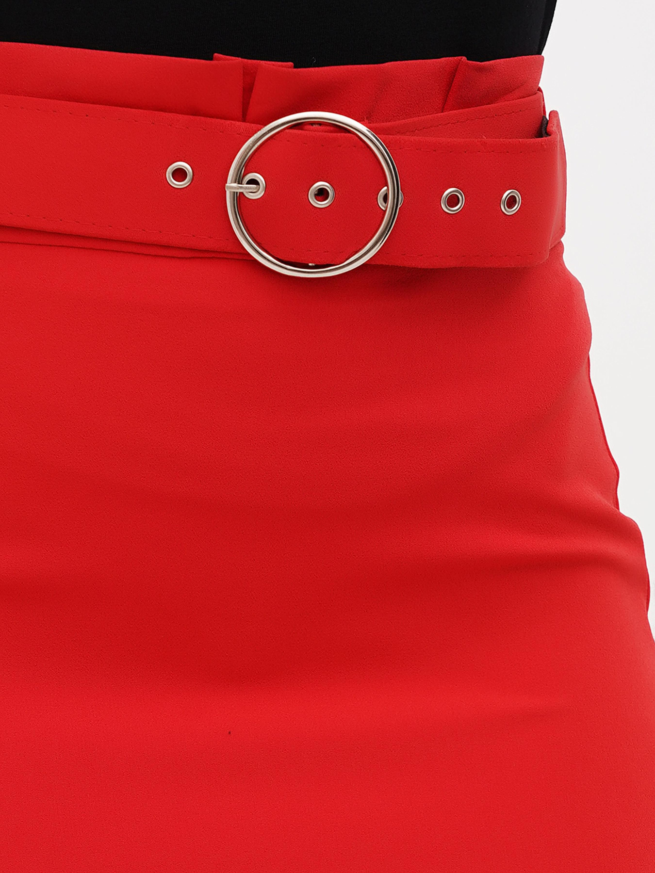 Юбка мини Sassofono модель A271-SC-1557_красный Фото