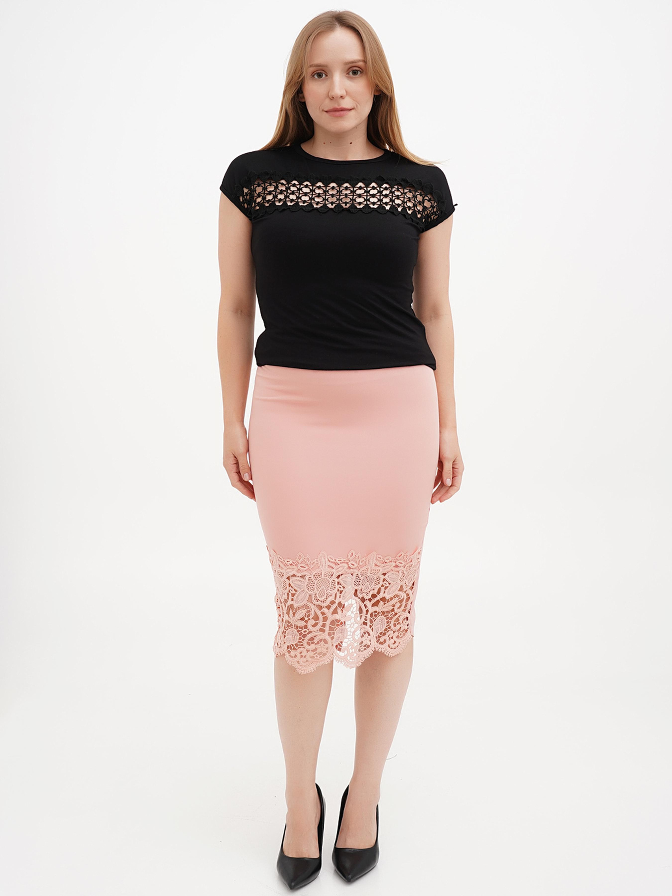 Спідниця міді Sassofono модель A271-SC-1563 Фото