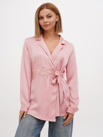 Блуза Sassofono модель A271-SC-1566_пудра Блуза Sassofono модель A271-SC-1566_пудра Фото