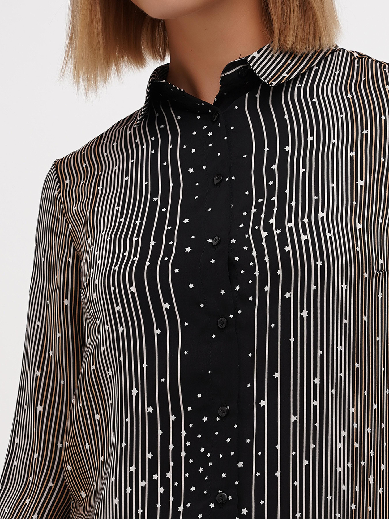 Рубашка повседневная Sassofono модель A271-SC-1574_светло_коричневый Фото