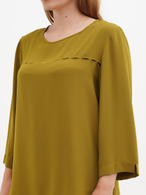 Блуза Sassofono модель A271-SC-1577_горччный Блуза Sassofono модель A271-SC-1577_горччный Фото