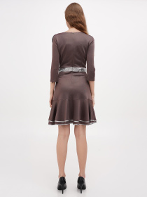 Платье мини Sassofono модель A271-SC-1582_хаки Фото
