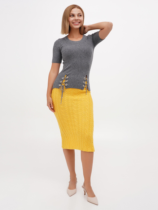 Спідниця міді Sassofono модель A271-SC-1586 Фото