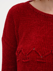 Джемпер Sassofono модель A271-SC-1587_красный Фото