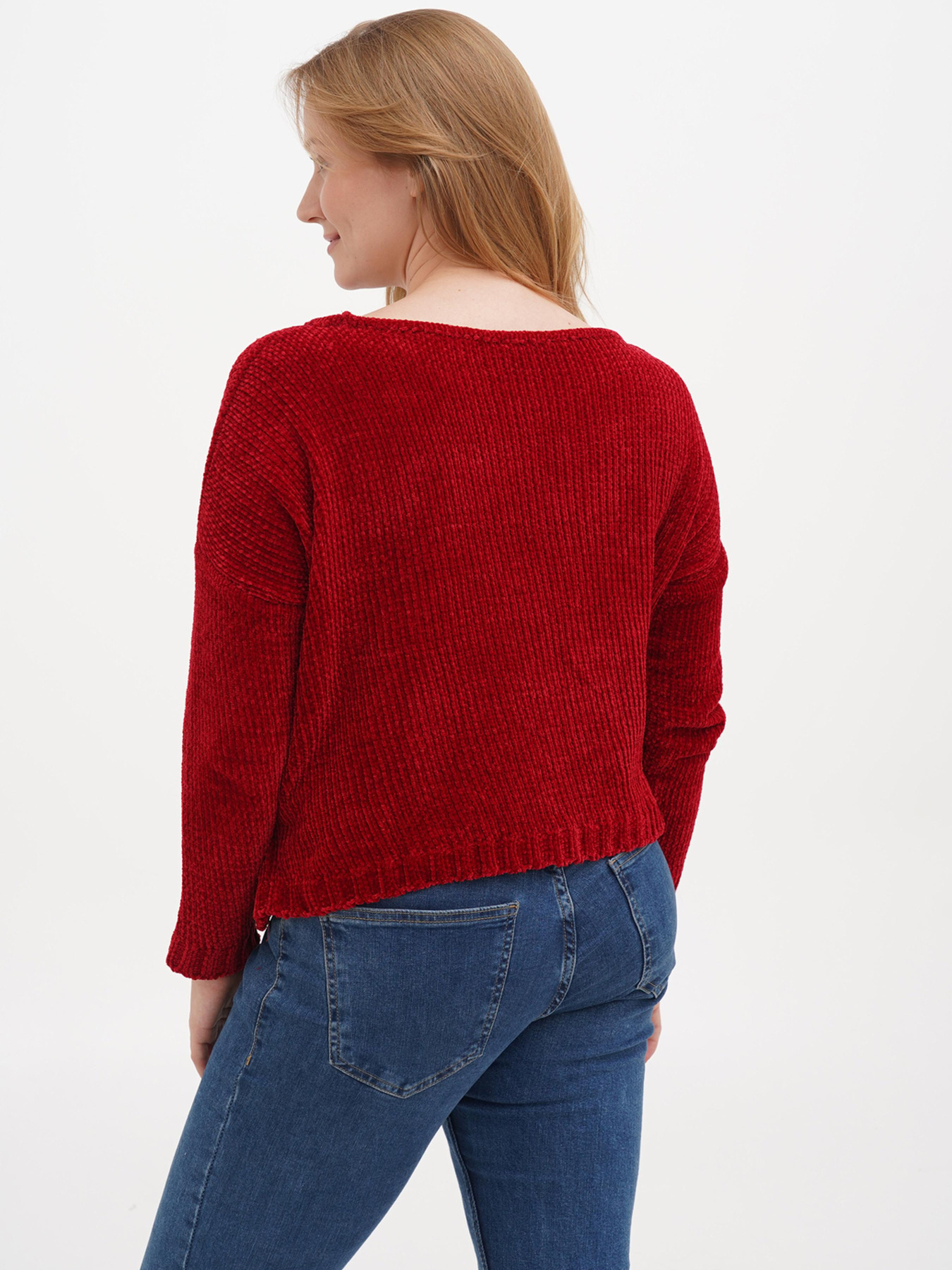 Джемпер Sassofono модель A271-SC-1587_красный Фото